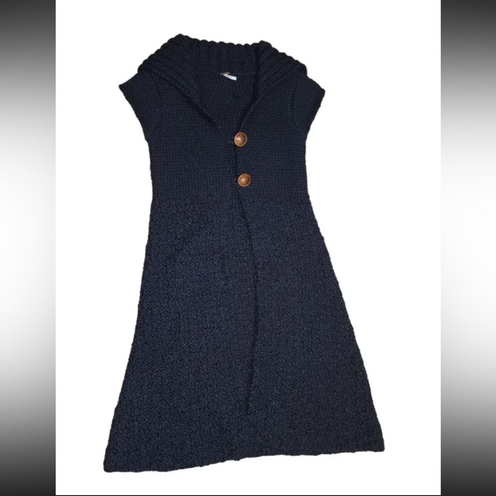 Free People Long Sleeveless Cardigan Sweater (Bohemian)